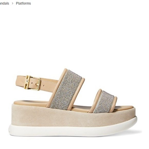 $89 NWT (8.5 & 9.5) Michael Michael Kors Presley Platform Sandal - Picture 8 of 11
